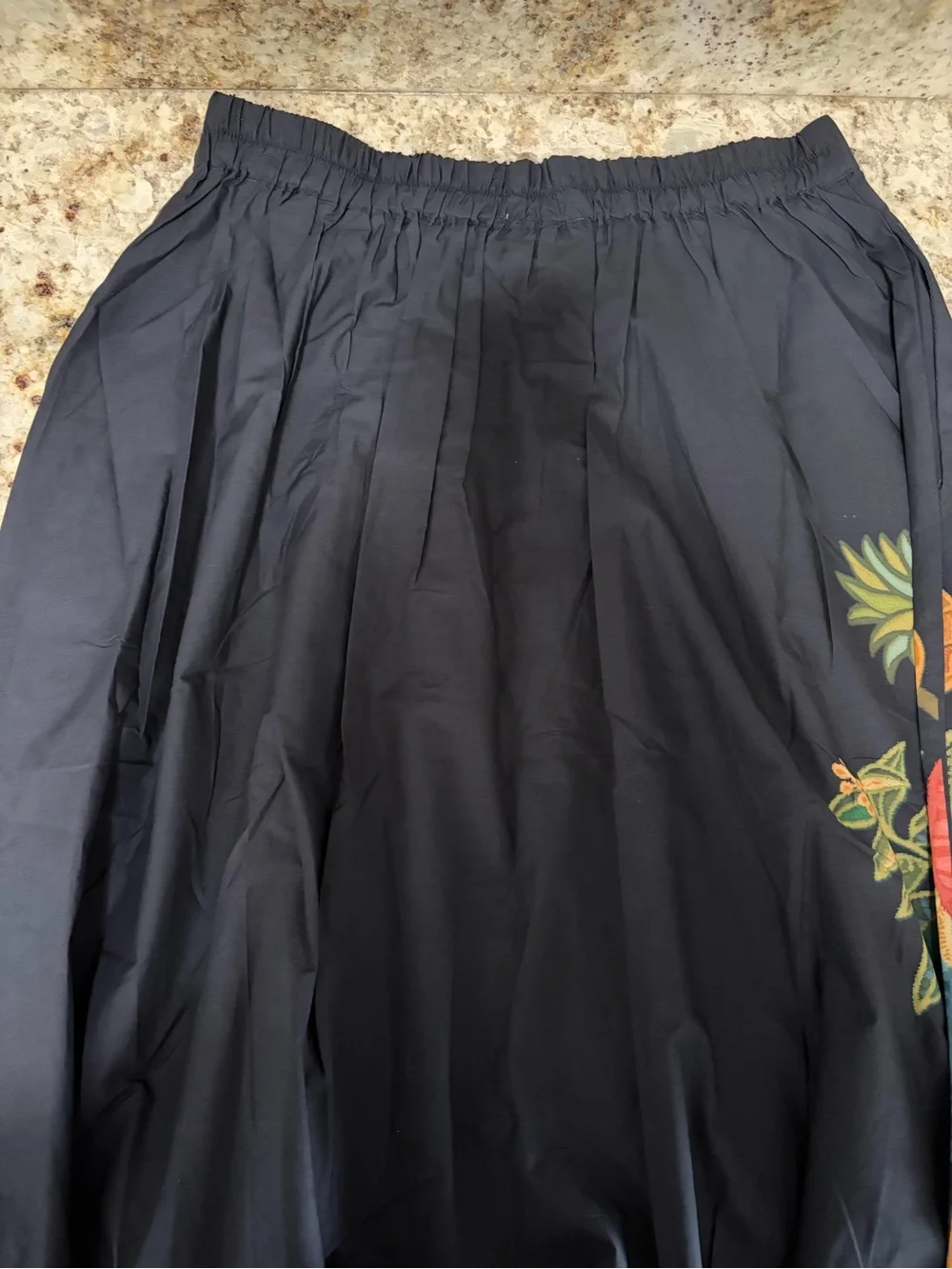 Farm Rio x Anthropologie Tropical Floral Navy Maxi w/Pockets NWOT